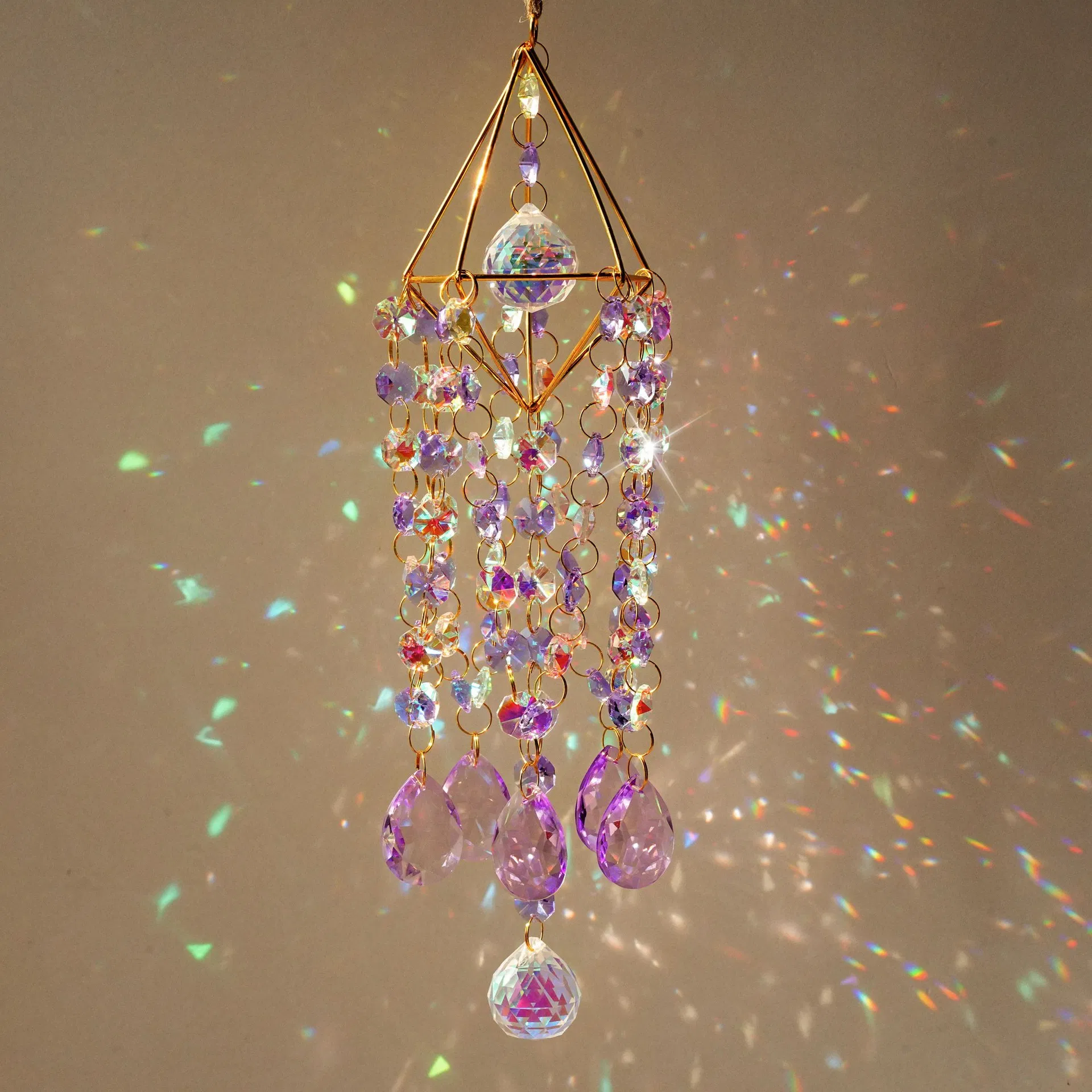 Geometric Crystal Suncatcher 6