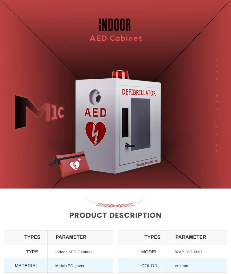 AED Cabinet Detail 1