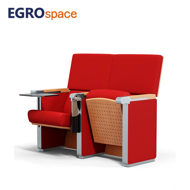 Egrospace High End Soft Fabric Cushioned Upholstery Foldable Theater Church Lecture Hall Auditorium Chair
