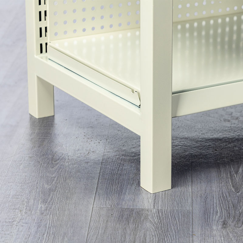 Pharmacy End-Cap Display Unit with Adjustable Dividers