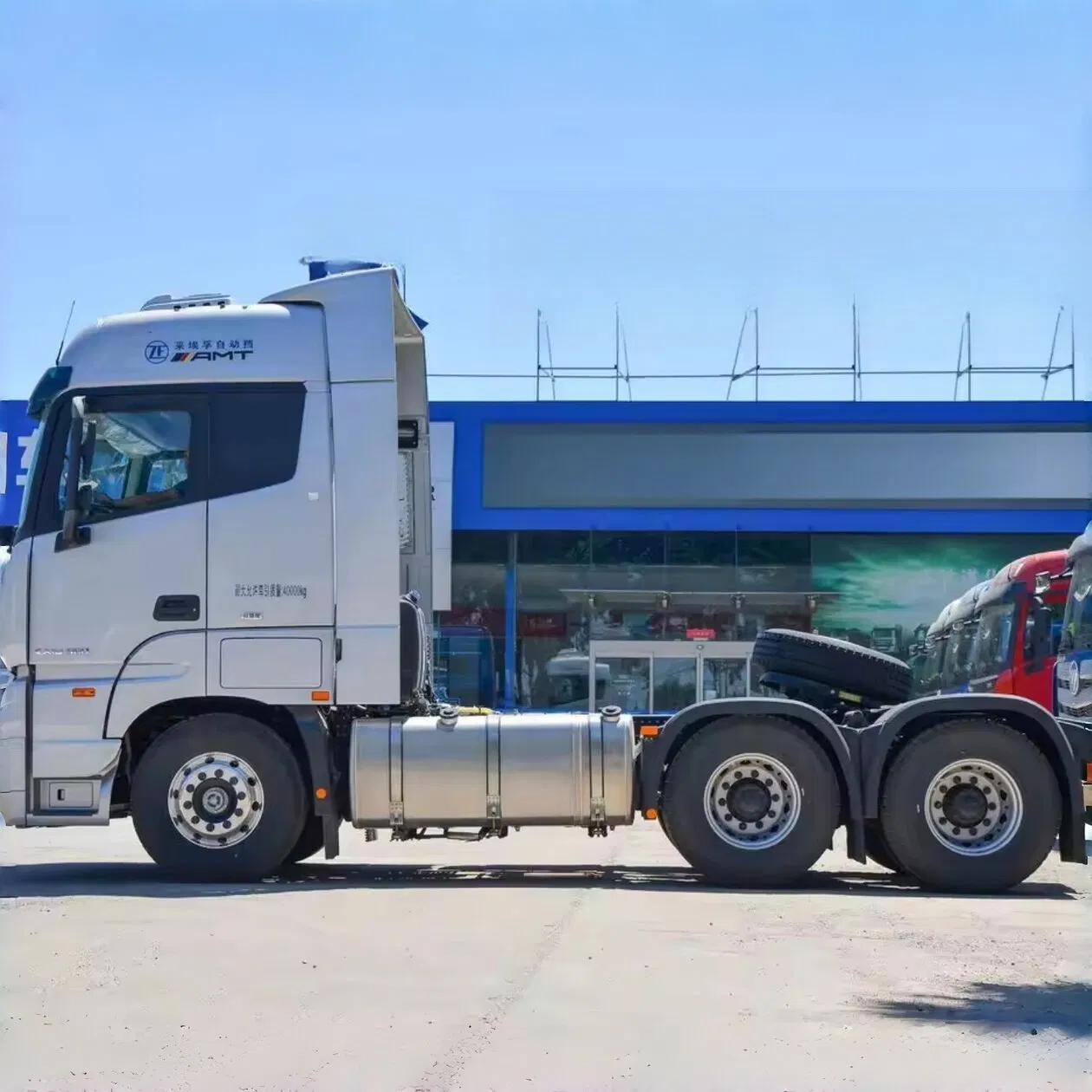 Used Tractor Head Featuring Modern Styling and Updated Interior Design Elements