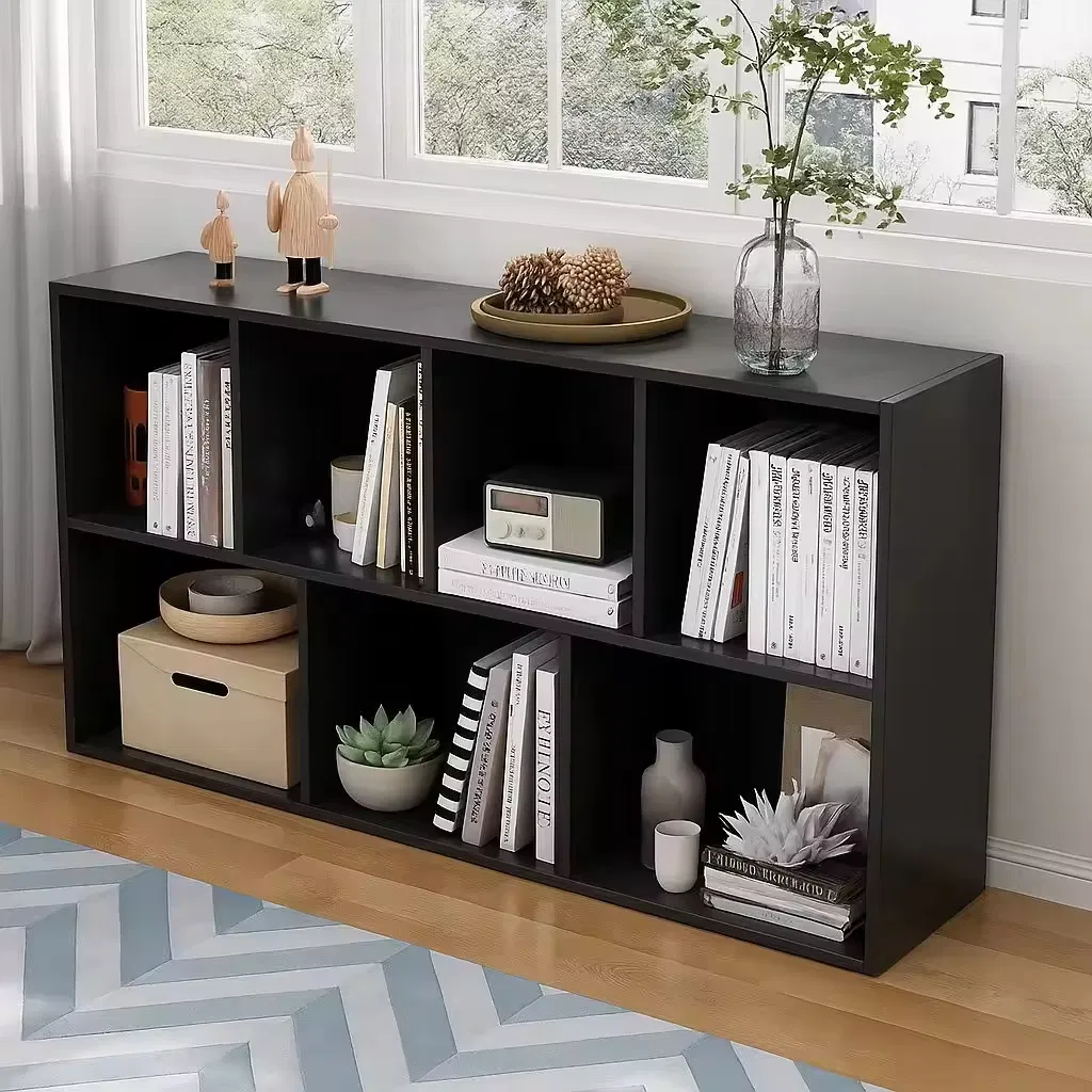 Modern Multi-Cube Wooden Bookcase