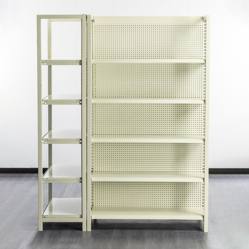 Pharmacy End-Cap Display Unit with Adjustable Dividers