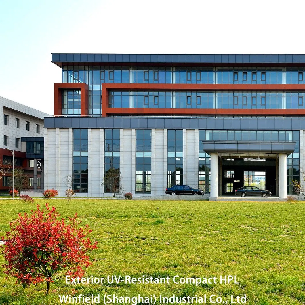 Functional Exterior UV-Resistant Compact HPL Table Top, Antibacterial Finish