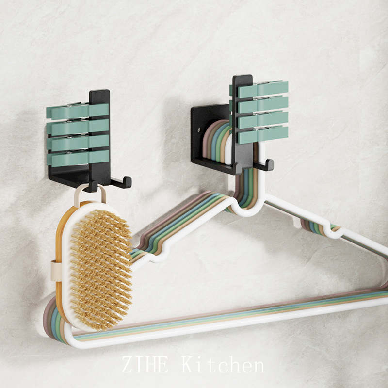 Kitchen Pot Lid Rack Wall Mounted No-Punch Shelf Cutting Board Storage Rack