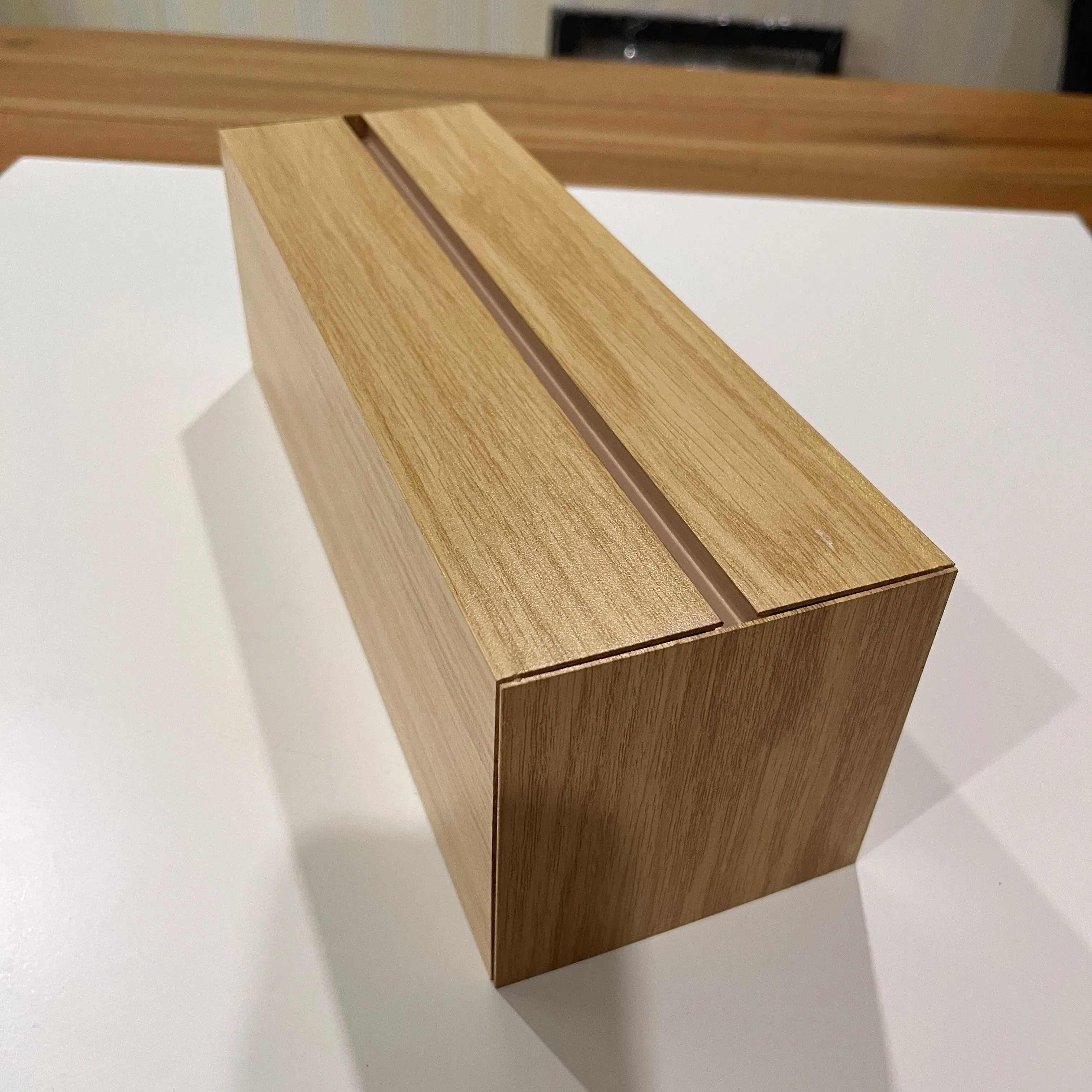 100X100mm Extruded Aluminum Baffle and Timber Look Alike Finish