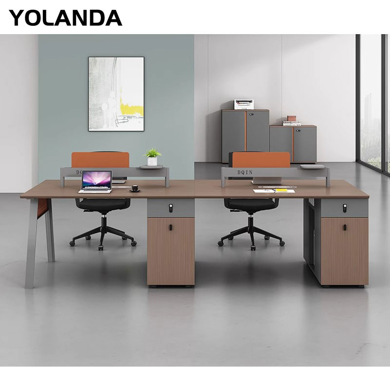 Yolanda Furniture Popular Hot Sale Office Desk MDF Partition Workstation Table