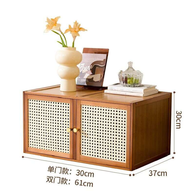 Solid Wood Cube Shelf for Modular Home Storage and Display