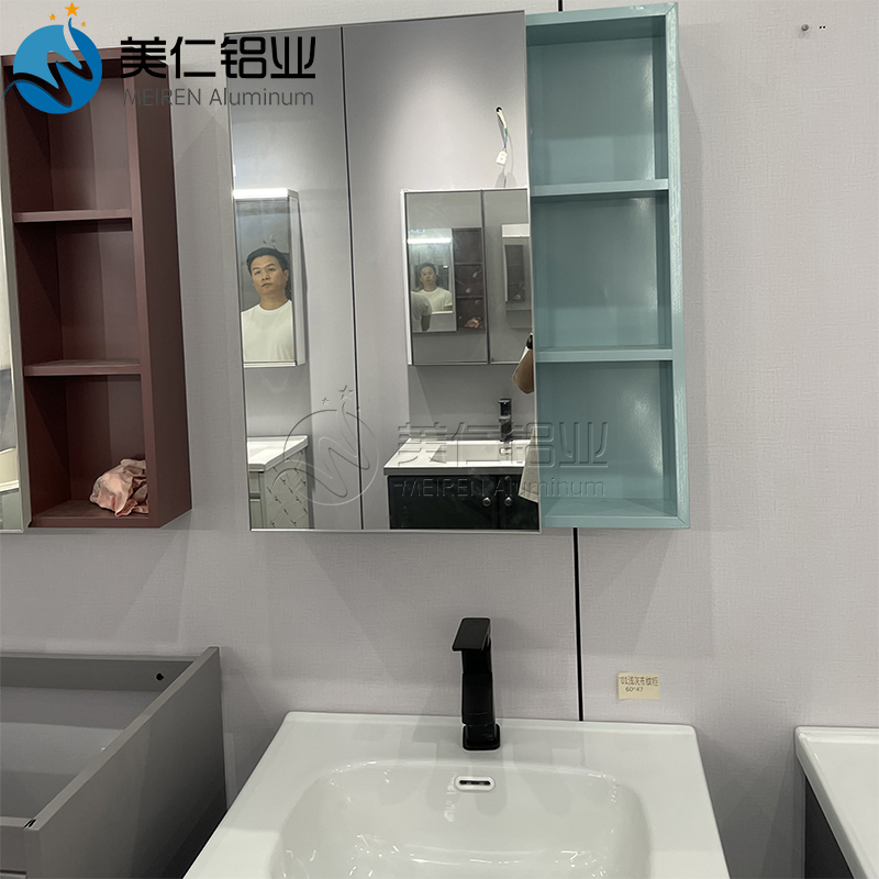 Modern Bathroom Vanity Cabinet with Storage and Ceramic Basin Wall Mounted Furniture Design