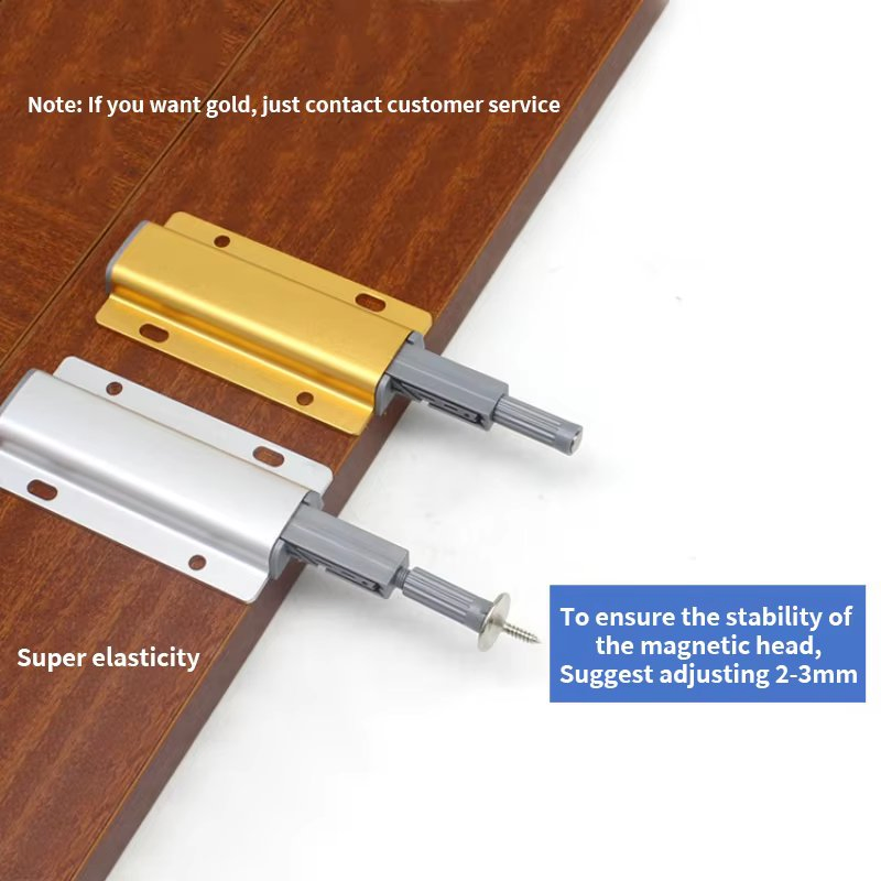 Kitchen Cabinet Hidden Rebound Device Furniture Hardware Push to Open Door System