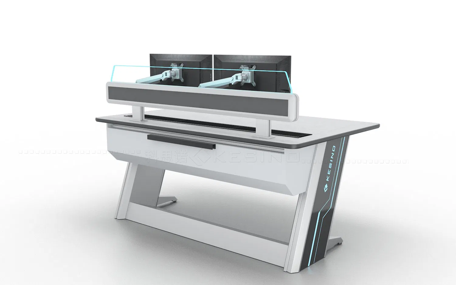 Kesino Innovative It Sit/Stand Workstation Dispatching Office Furniture Manufacturer Lifting Table