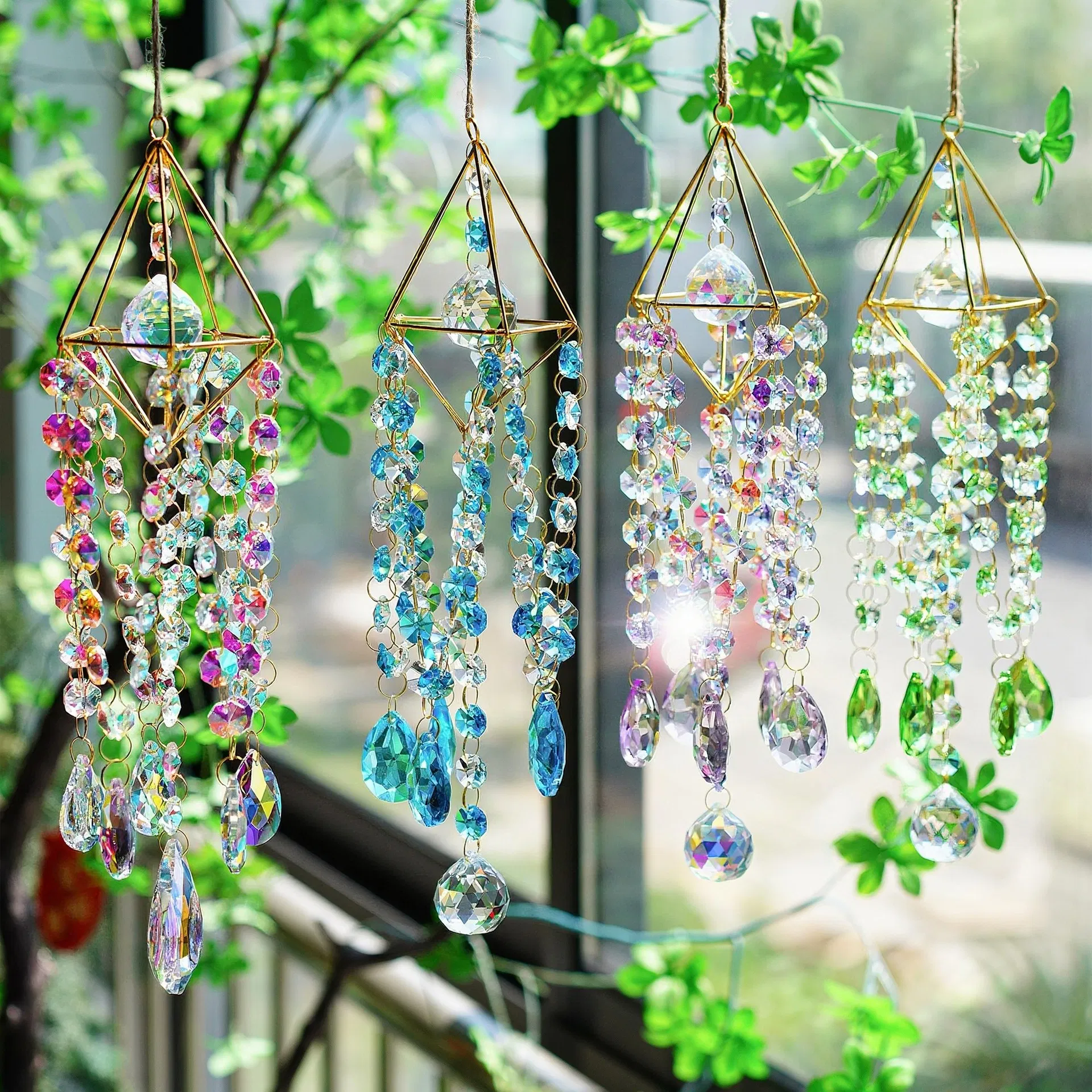 Geometric Crystal Suncatcher 4