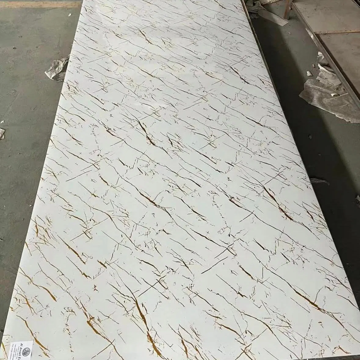 Stylish PVC Panel - UV Marble Finish for Modern Spaces