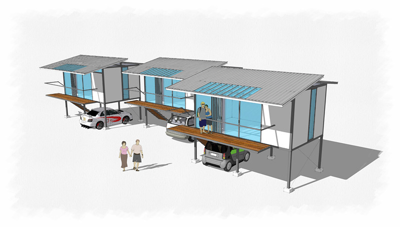 Convenient and Practical Prefabricated Container House (KXD-pH35)