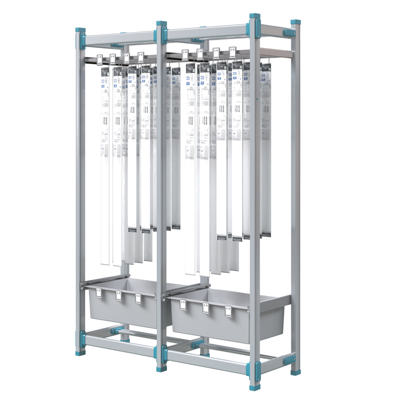 ISO Modular Stainless Steel Hospital Sterile Storage Racks Shelving