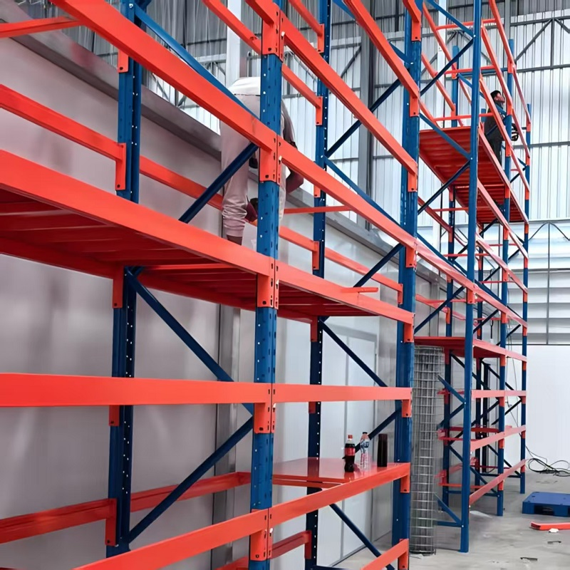 Modular Heavy Duty Storage Shelving Garage Workshop Shelving with Reinforced Beams