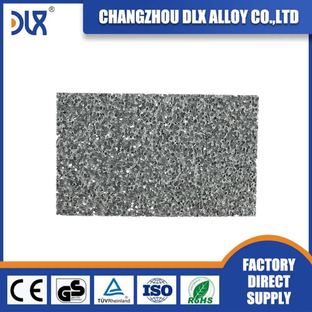 Architectural Aluminum Foam Decorative &amp; Functional Cladding Fire-Resistant A2 Grade 600X1200mm Standard Panel Natural/Anodized Finish