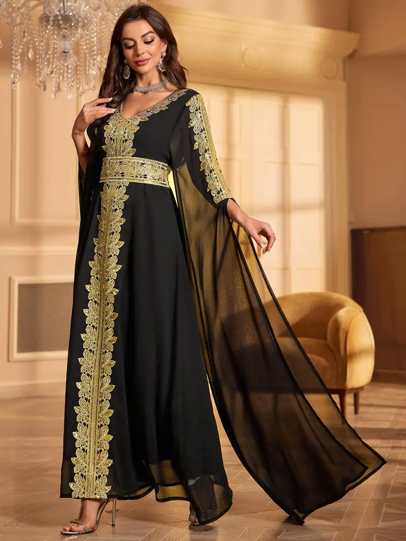 Wholesale Black Waist-Cinched Evening Gowns Procurement / OEM / Supply Chain Suppliers, Manufacturers