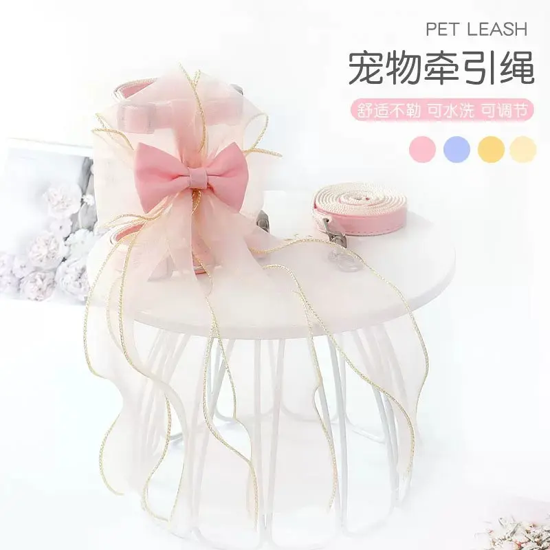 Wholesale Bow Ribbon Pet Leashes Procurement / OEM / Supply Chain Suppliers, Manufacturer