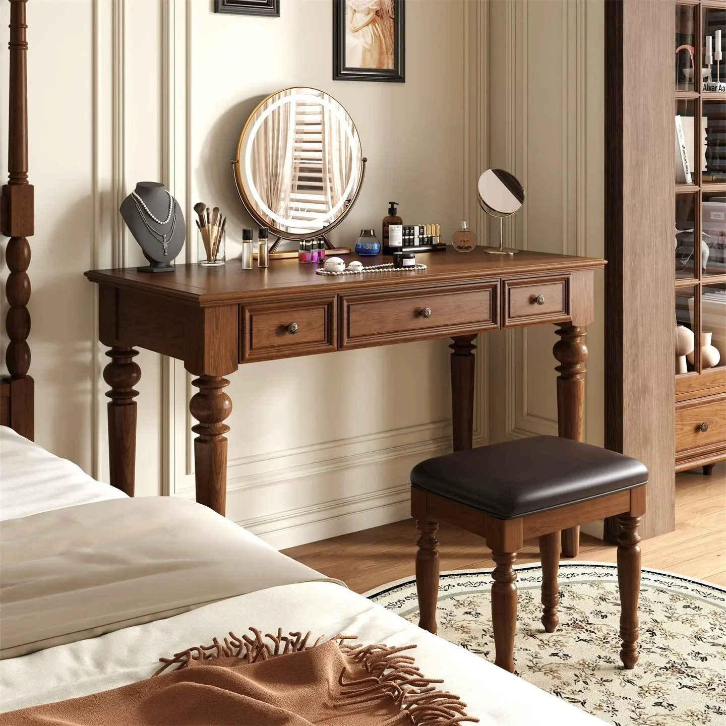 China Solid Wood Vanity Desks from Trusted Suppliers | OEM Factory Manufacturing Solutions