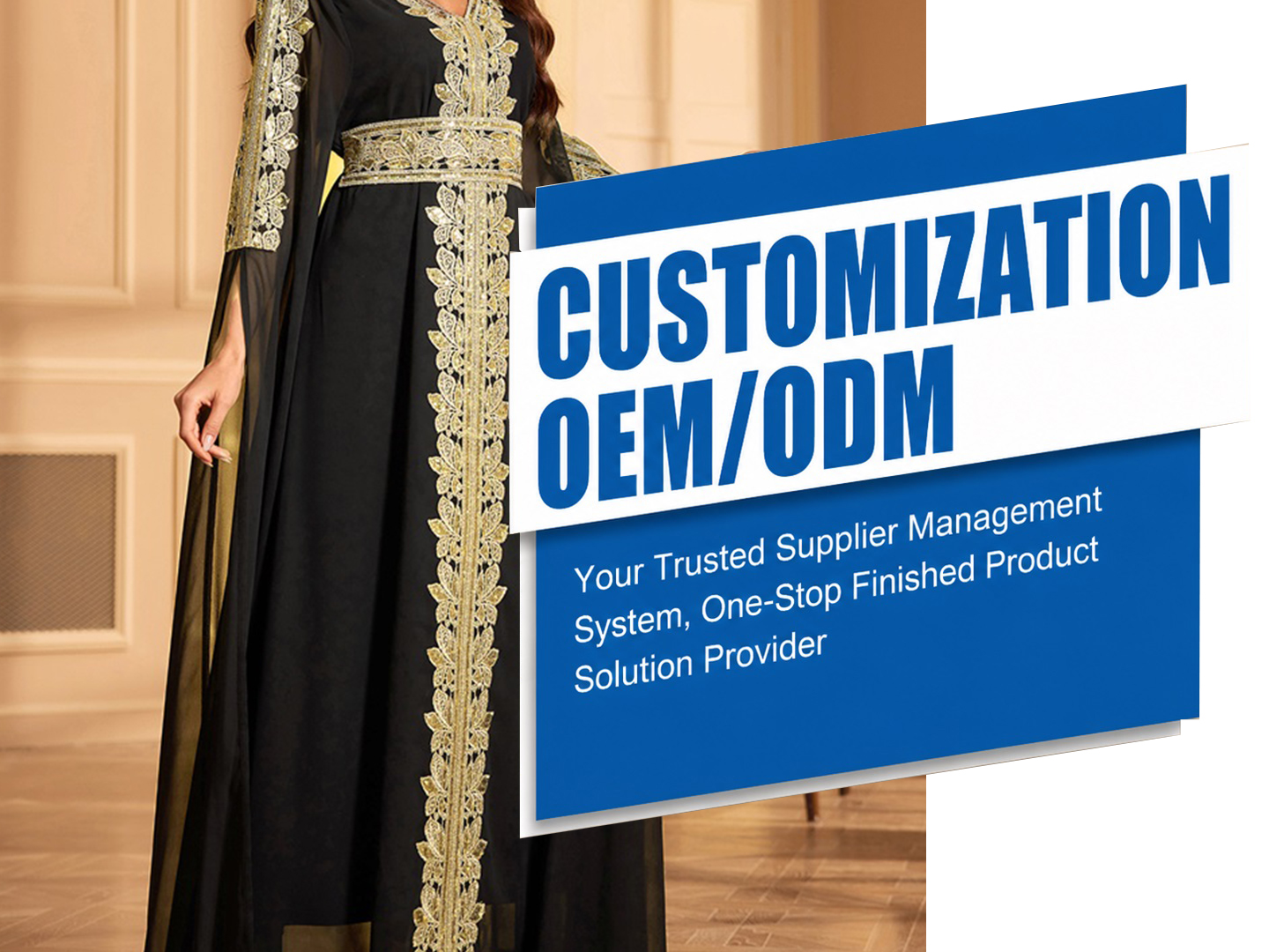 Black Waist-Cinched Evening Gowns Sourcing