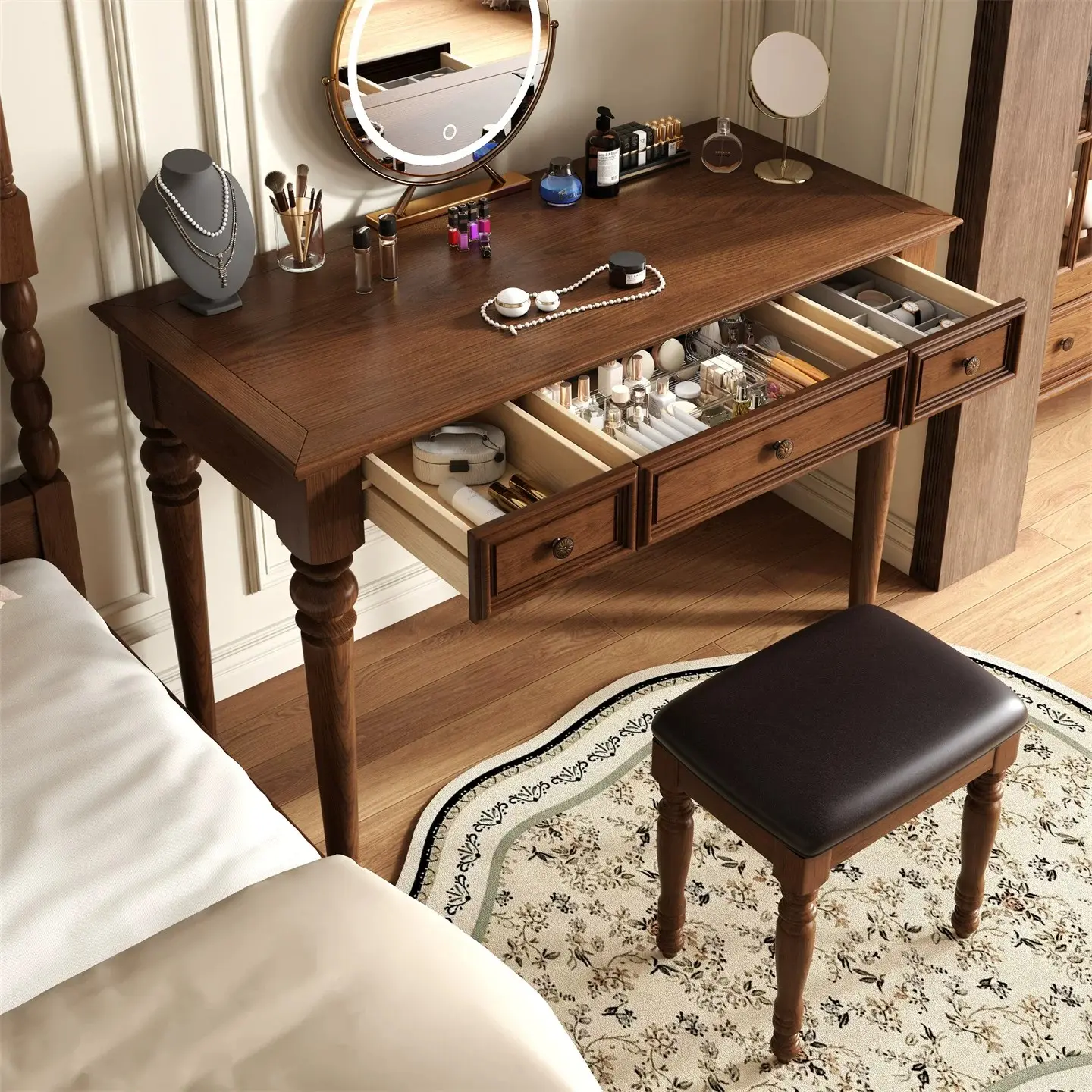 China Solid Wood Vanity Desks from Trusted Suppliers | OEM Factory Manufacturing Solutions