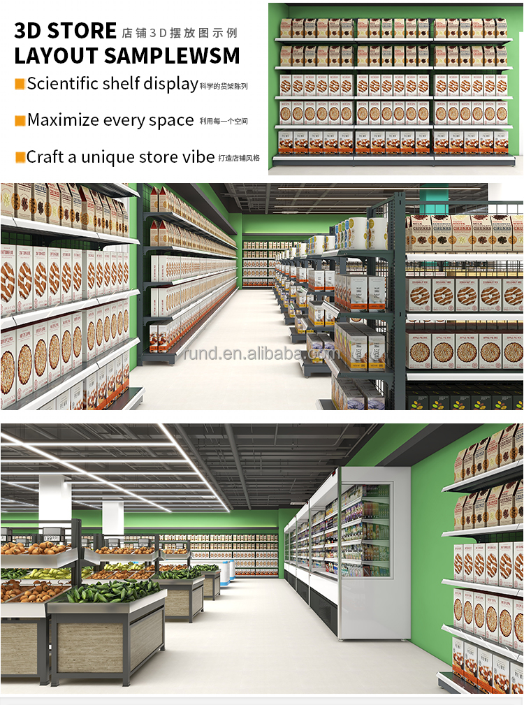Supermarket Shelf and Storage Rack Detail 13