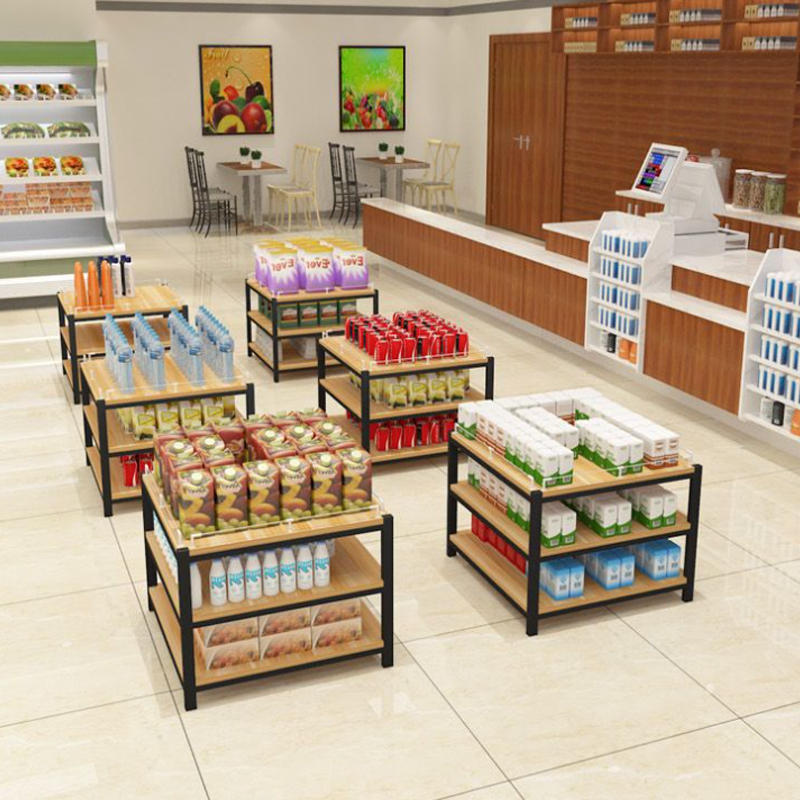 Supermarket Shelves Display Stand for Market Supermarkets Promotion Table