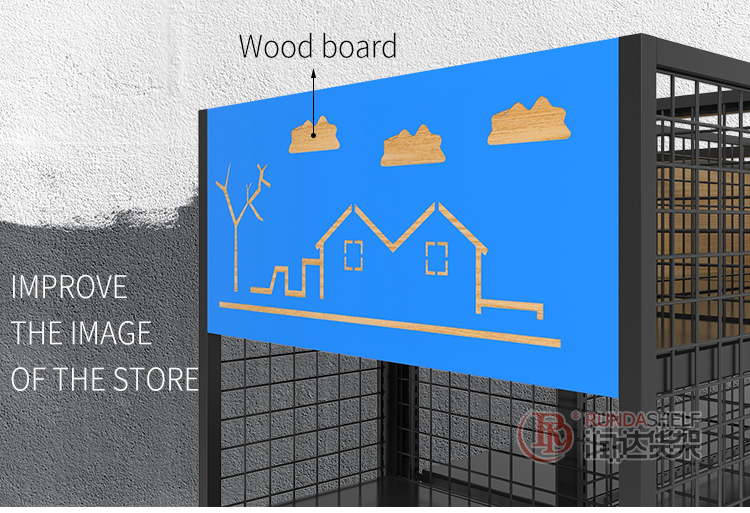 Wholesale Supermarket Gondola Shelving Metal Display Rack Factory Supply