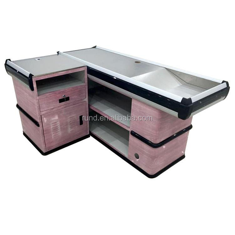Hot Selling Simple Design Wooden Checkout Counter for Clothing Stores for Small Business Furniture Shop Use