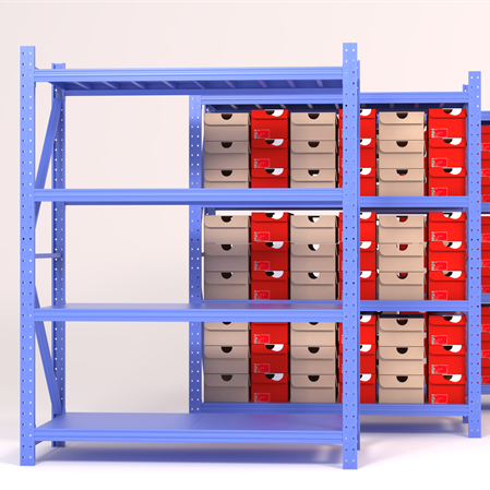 Heavy Duty Powder Coated Metal Light Duty Warehouse Storage Rack Shelf 200KG New Warehouse Shelf Shelf with Good Price