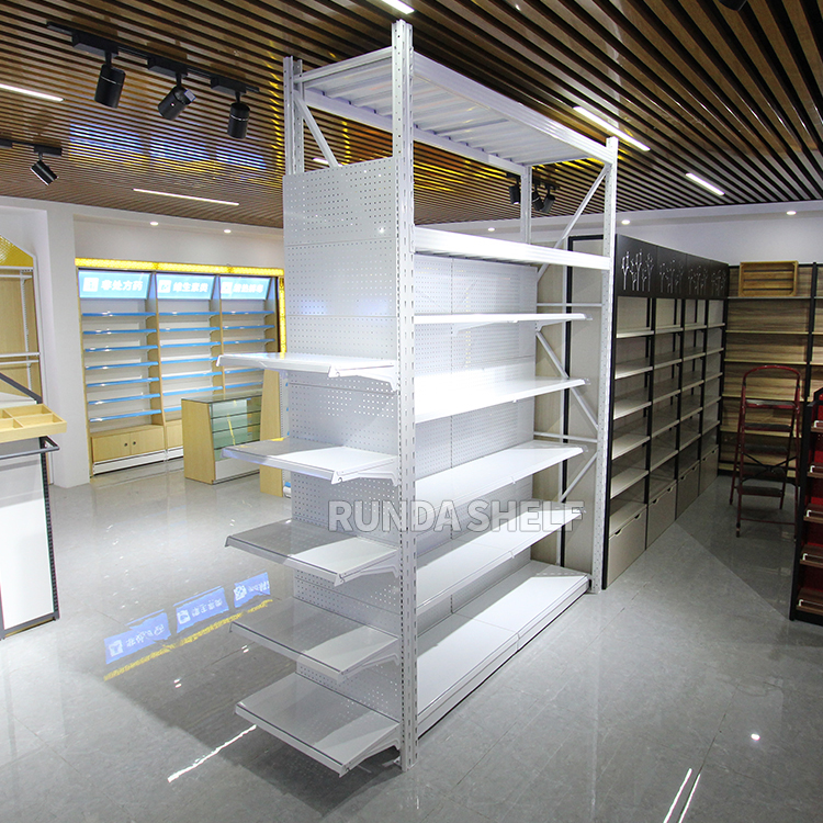 -RD-good Price Grocery Store Retail Display/ Stand Racks Gondola/heavy Duty  Shelving Supermarket Shelf for Sale