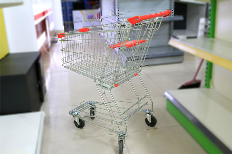 Supermarket Shopping Cart Trolley Metal Serviceable Trolley Price