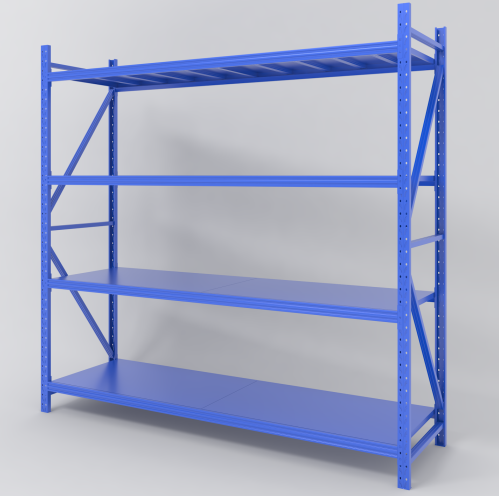 Heavy Duty Powder Coated Metal Light Duty Warehouse Storage Rack Shelf 200KG New Warehouse Shelf Shelf with Good Price