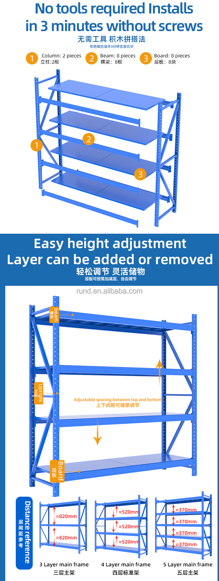 Supermarket Shelf and Storage Rack Design