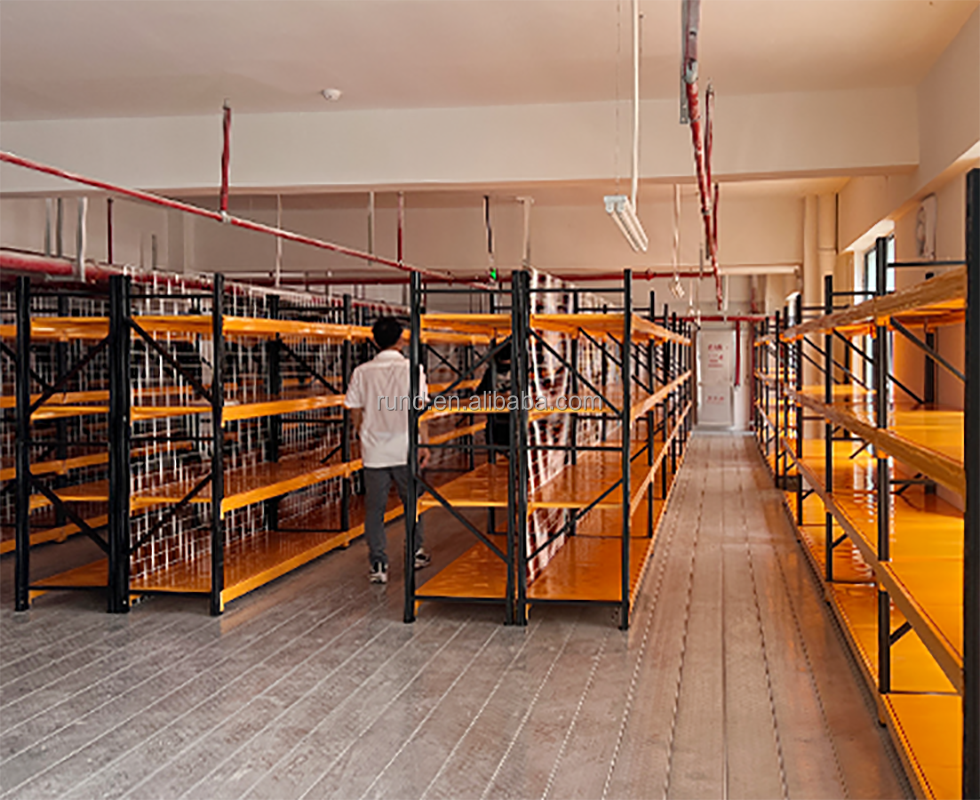 XieDa Rack Middle Duty Boltless/Rivet Shelving 4 Layers 200kg/Layer Capacity Multi-Level Corrosion Protection Powder Coated Rack