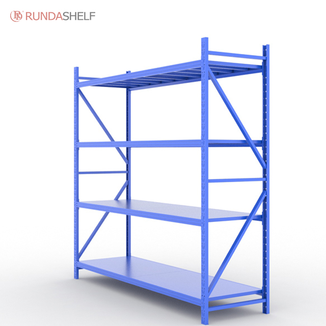 Heavy Duty Powder Coated Metal Light Duty Warehouse Storage Rack Shelf 200KG New Warehouse Shelf Shelf with Good Price