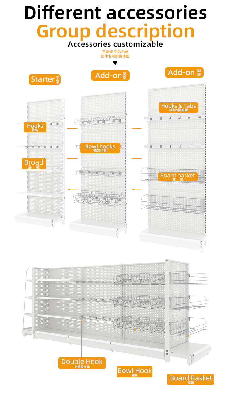 Supermarket Shelf and Storage Rack Display 7