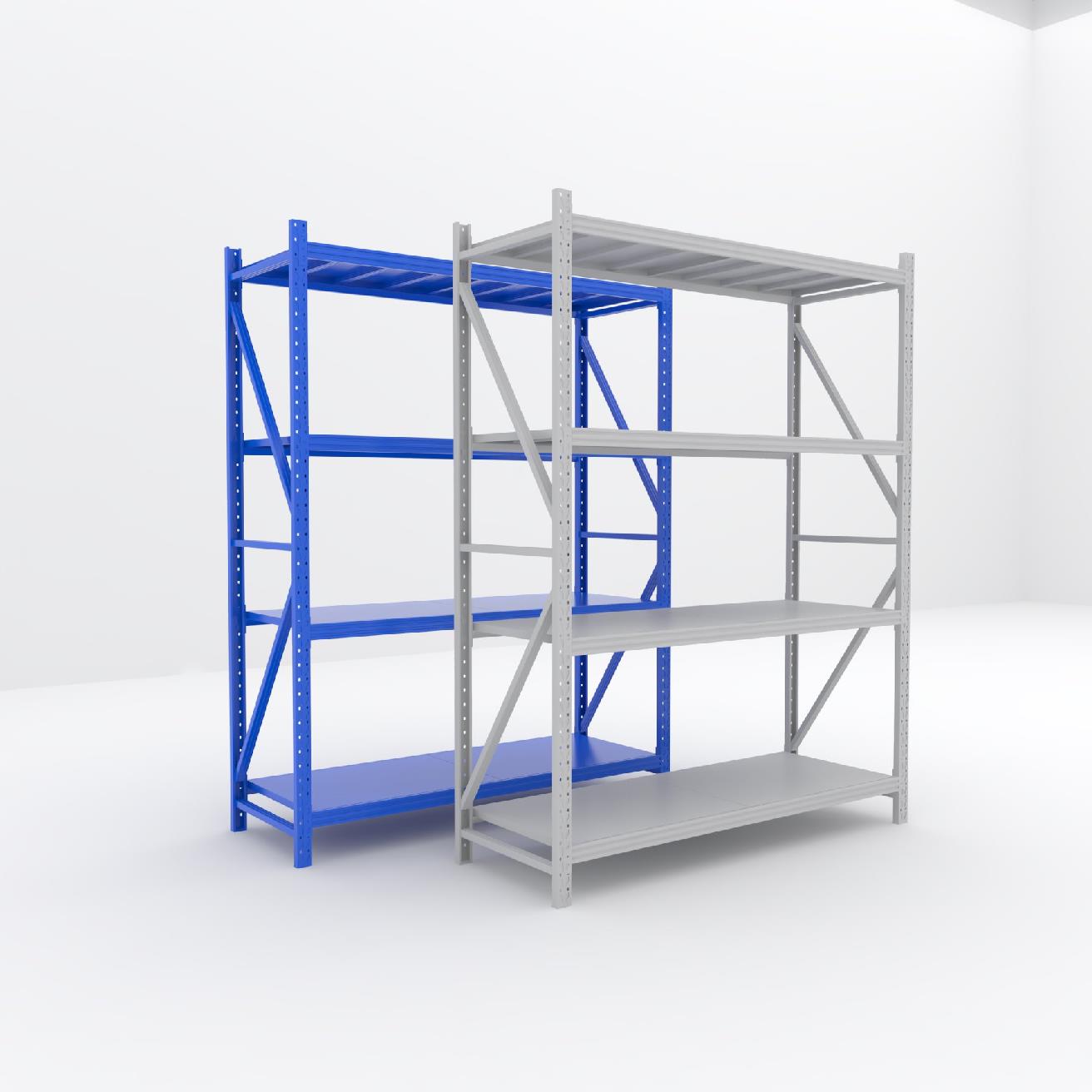 Adjustable Light Duty Metal Racks - 200kg Per Layer Ideal for Warehouse Storage XieDa Rack