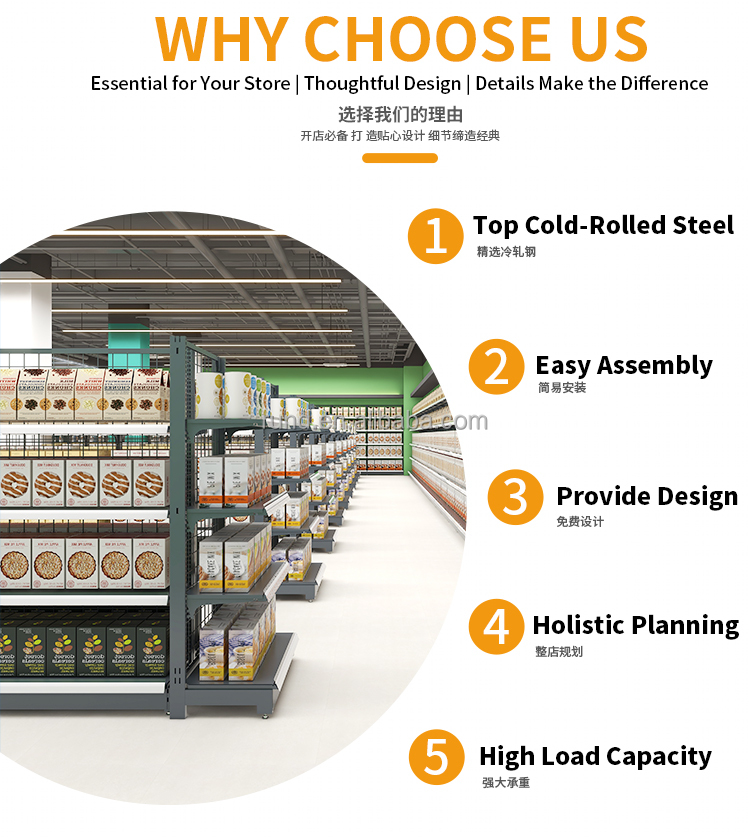 Supermarket Shelf and Storage Rack Detail 10