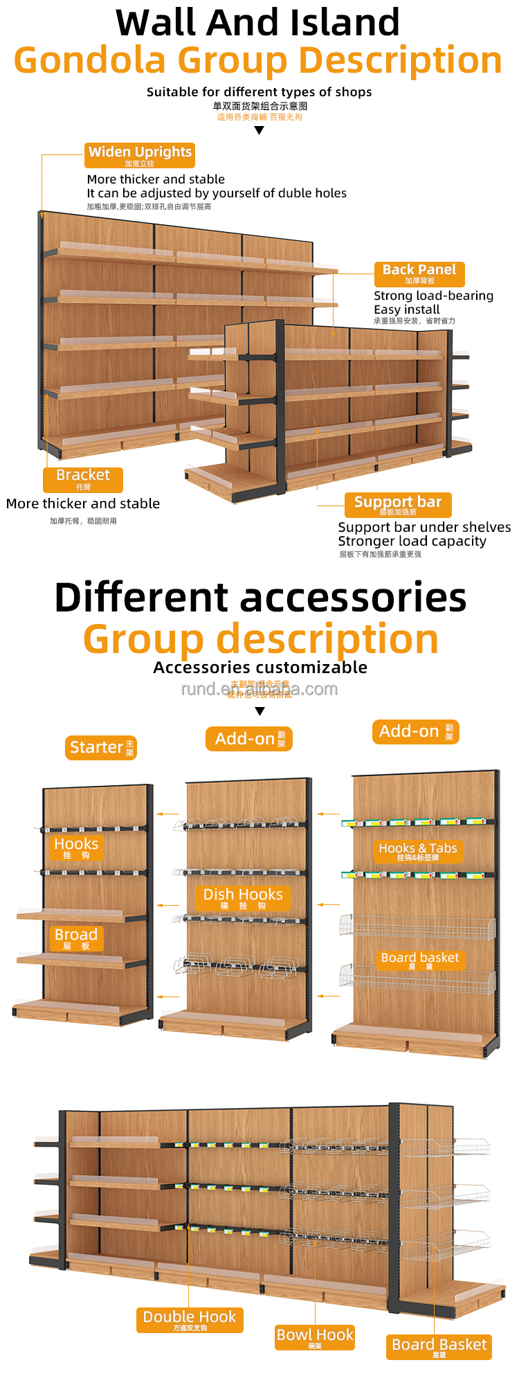 Supermarket Shelf and Storage Rack Display 6