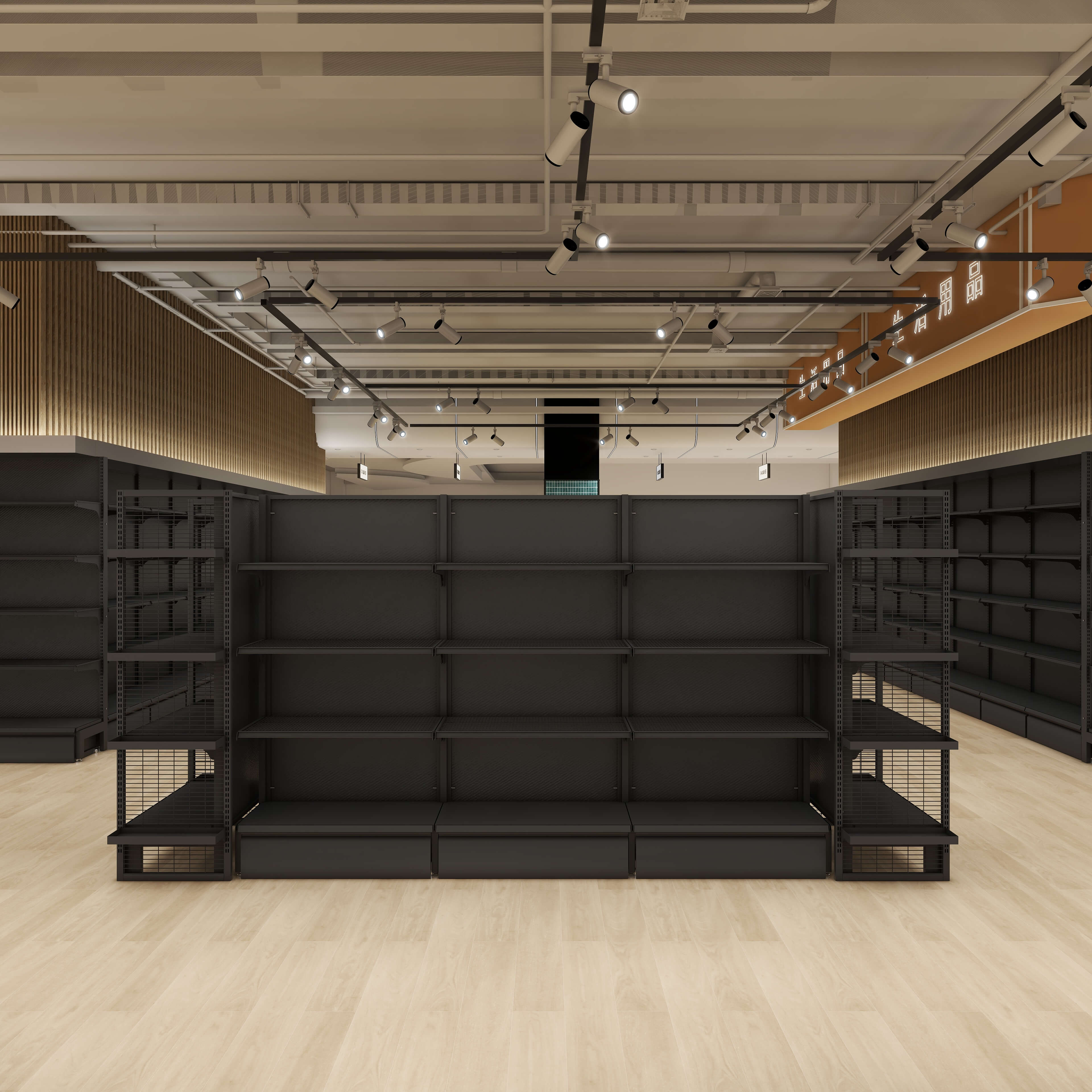 RD 20 Customized Metal Adjustable Convenience Store Display Rack & Grocery Shelving for Retail Supermarkets and Shops