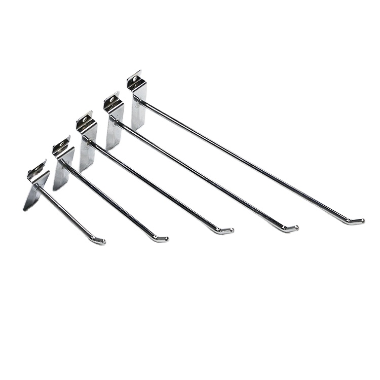 Supermarket Rack Accessories Hook Square Pit Plate Hole Plate Mesh Light Duty White/Grey Single Branch Double Pole Hook