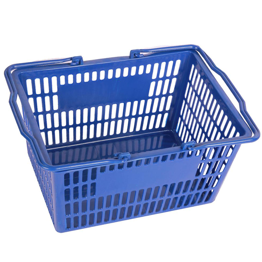 High Quality Plastic Storage Shopping Basket Supermarket Carry Basket for Garden Use Thailand Manufacturer Exporter