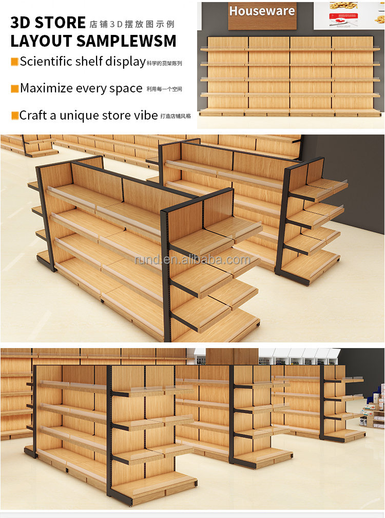 Supermarket Shelf and Storage Rack Display 12