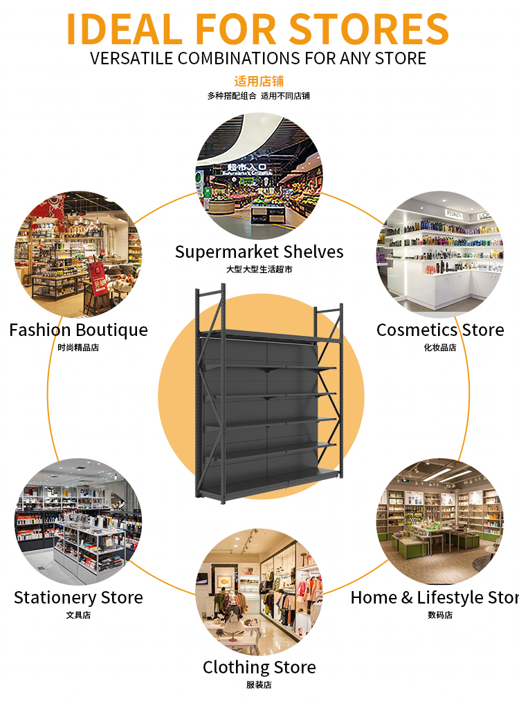 Supermarket Shelf and Storage Rack Design