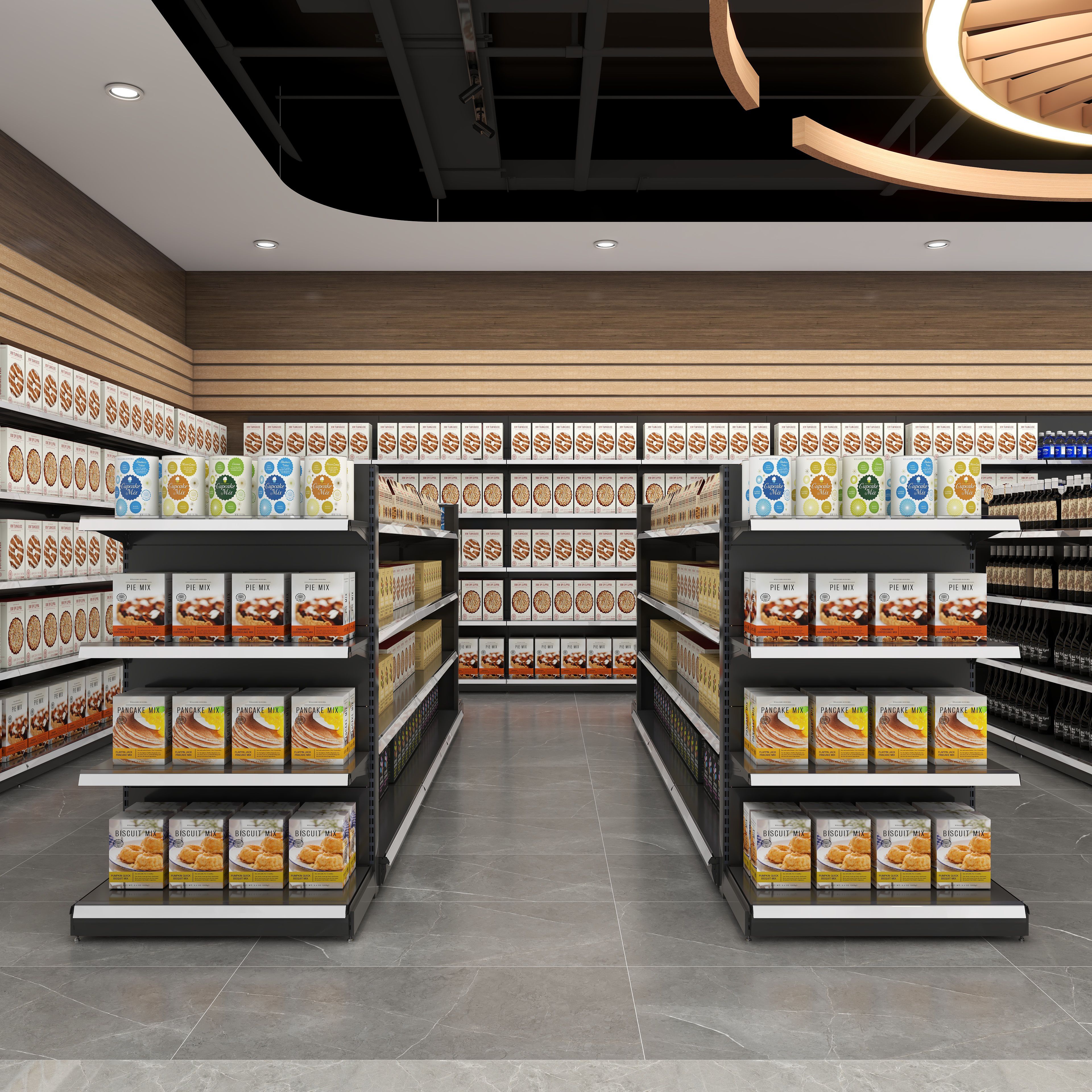 Hot Supermarket Shelf Heavy-Duty Metal Steel Rack for Stores 120KG Layer Capacity Single or Double-Sided Usage