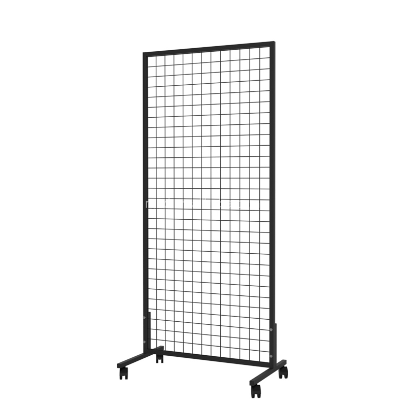 Gridwall Panel Display Stand Heavy Movable Floorstanding Grid Wall Panels Retail Display Rack