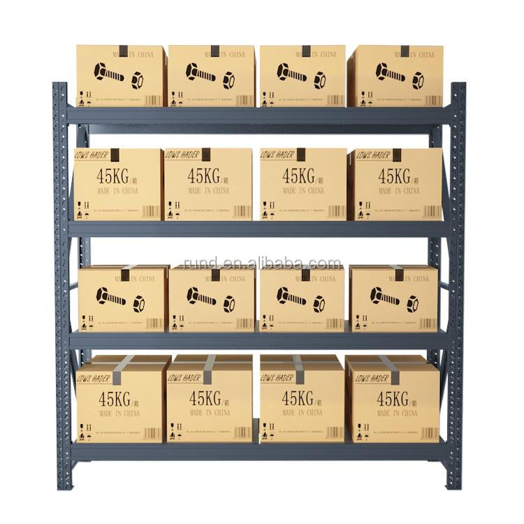 Customizable Industrial Heavy Duty Adjustable Multi-Level Metal Shelving Racks Durable Anti-Rust Steel Storage Units Warehouse