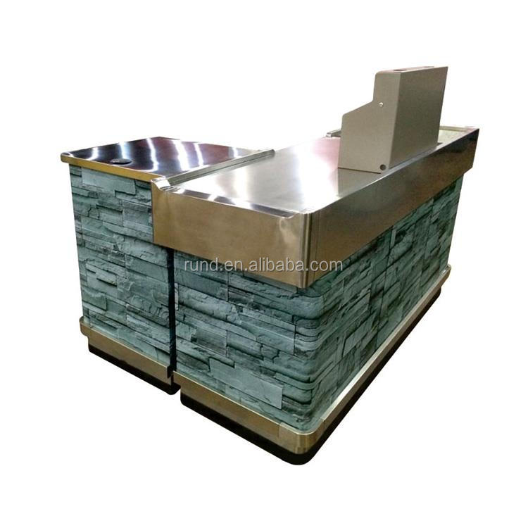Hot Selling Simple Design Wooden Checkout Counter for Clothing Stores for Small Business Furniture Shop Use